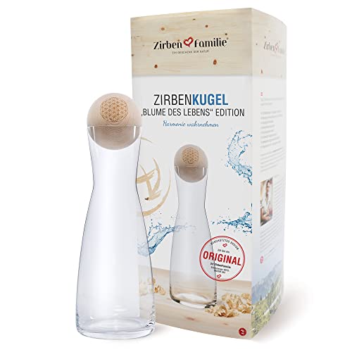 Zirben Familie® das Original ZirbenKugel Set Wasserkaraffe |...