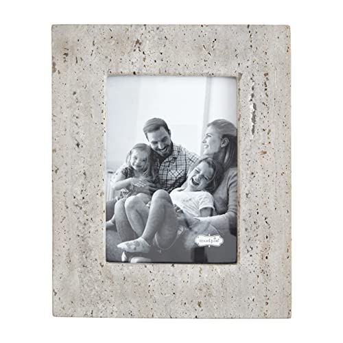 Mud Pie Gray Travertine Frames, 8.5" X 10.5",Grey #TOP28