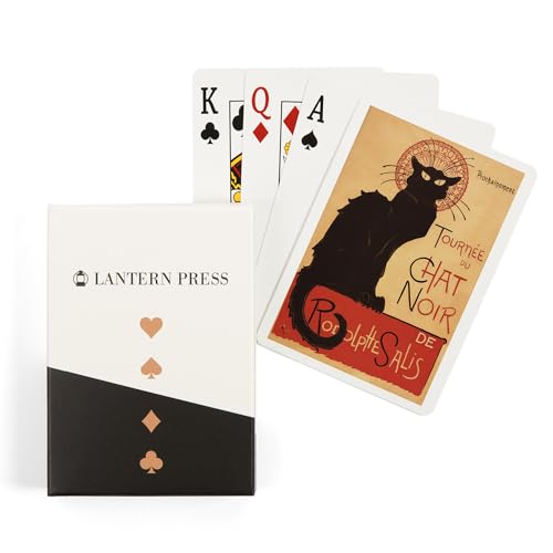 Juego de cartas Poker Lantern Press Chat Noir Cabaret