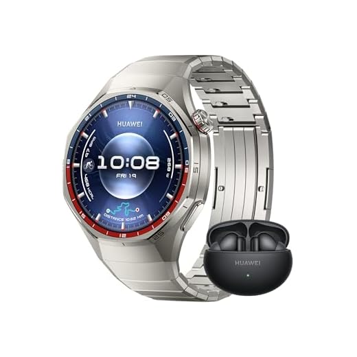 HUAWEI WATCH GT 6 Pro 46mm Titanium + FreeBuds 6i Black, 1.47''AMOLED Touchscreen, up to 21 days battery life, Pro-level Cycling, 100+ Sports Mode, iOS & Android, ECG Analysis