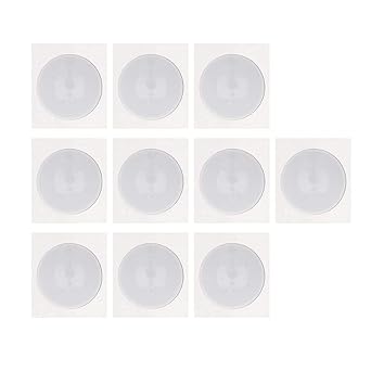 ALLSOLUTIONS24X7 13.56 MHz ISO 14443A : NFC Type 2 NTAG 213 NFC NTag Sticker Compatible with All NFC Enabled Smart Phone | 4 Layer Structure - 25x25MM (Set of 10)