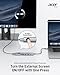 Acer USB C to HDMI Multiport Adapter, 7 in 1 USB-C Hub with HDMI 4K@60Hz, 100W PD, 2 USB-A 3.1 and 1 USB C 3.1 with 5Gbps, SD Card Reader, Type C Dongle for MacBook Pro/air, iPad, iPhone 16/15, Grey