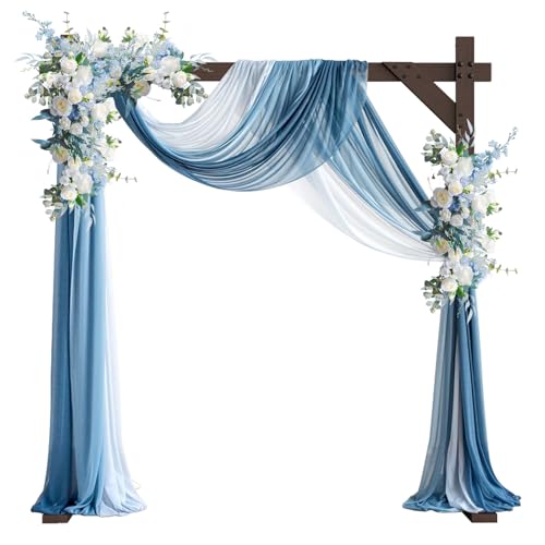 Arco de boda de madera, 2,28 m, clásico y rústico, decoración