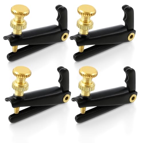 4PCS Metal Violin Fine Tuners for 4/4-3/4