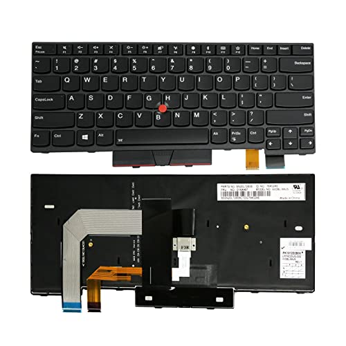US �L�[�{�[�h �o�b�N���C�g�t�� Lenovo IBM ThinkPad T470 01AX569 SN20L72890 01AX487�p