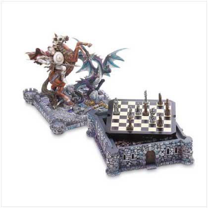 Amazon | Medieval Dragon Chess Set | チェス | おもちゃ