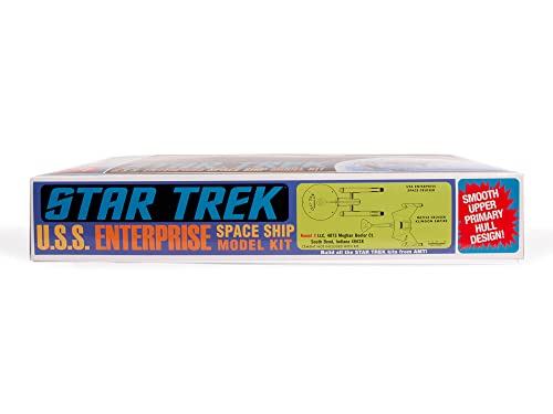 AMT Round2 1/650 Star Trek Classic U.S.S. Enterprise Plastic Model Kit, USS Enterprise NCC 1701, multicoloured, 1:650 - Image 3