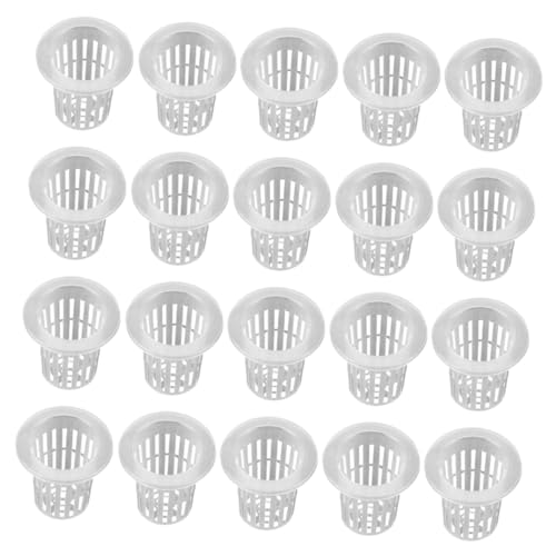 CIYODO 50stücke Kunststoff Netztöpfe Für Hydrokultur Mit Schlitz Mesh Design Töpfe Für Pflanzenzucht Für Hydroponische Systeme