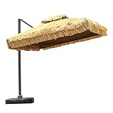 Sombrillas cuadradas para patio, robustas y gruesas, resistentes a la intemperie y con protección solar, se pueden utilizar en lugares residenciales y comerciales/A/250 x 250 cm