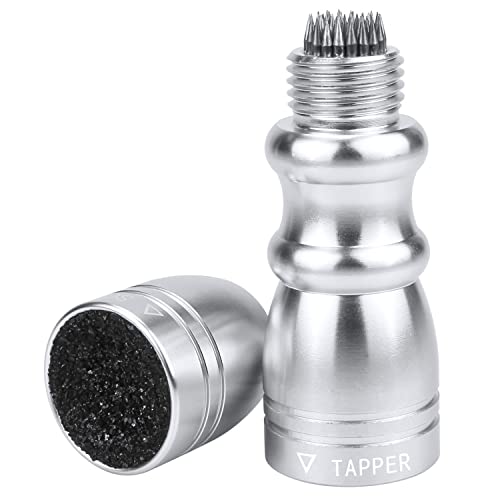 SelfTek Pool Cue Tip Shaper, Billiard Pool Stick Tip with 3 in 1 Billiard Pool Cue Accessories Tool Scuffer/Shaper/Aerator 1Pack (Silver)