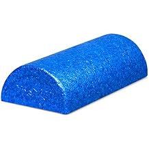 Yes4All High-Density EPP Half Round Back Roller Foam, Exercise Foam Roller for Yoga, Pilates & Stretching - 12, 18, 24, 36 inch