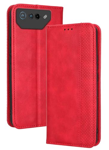 RankOne Flip-Lederhülle handyhülle für ASUS ROG Phone 7 / ROG Phone 7 Ultimate (6.78