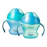 Tommee Tippee First Sips Transition Cup, 5 Ounce, 2 Count (Colors Will Vary)