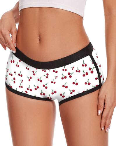 Image of Aueyan Womens Boyshorts Panties Stretchy Boxer Briefs Novelty Lounge Sleep Shorts