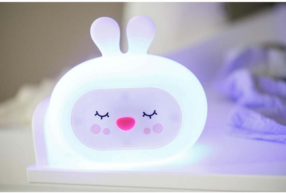 InnoGIO GIOsleepy Bunny Night Light glowing blue