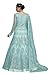 TRENDMALLS Women's Net Embroidery Anarkali Suit Set Stitched Ready to Wear (USTM.G90-SkyBlue-M)