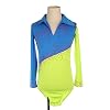 Trainingskleding voor Kunstschaatsen voor Volwassenen,Schaatswedstrijd Prestatiekleding voor Jongen,Lange Mouwen Flash Drilling Jacket (Color : Green, Size : 3XL)