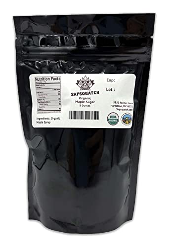 Sapsquatch Organic Maple Sugar (8 Ounces) #TOP3
