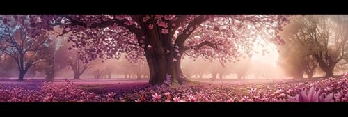 Peinture diamant adulte 5D kit complet broderie strass paysage arbre 60x180cm