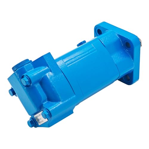 ProXlex BM5-80 High Torque Hydraulic Motor 4-Hole 6 Spline Slow Speed Oil Motor Fit for AGT-RC72 Skid Steer Brush Cutter Attachment Hydraulic Cycloidal Motor Replaces# AGT-BM5-80 Blue by ProXlex - Image 5