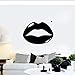 Carta da parati completo labbro signora camera da letto ragazza moda talpa salone di bellezza sala trucco decorazione d'interni adesivo in vetro vinile murale 42x54cm