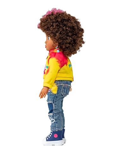 Muñeca Nova de 18 pulgadas con cuerpo blando y accesorios miniatura 2