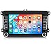 Produktbild CAMECHO 1+32G Android 13 Radio mit Navi für VW Golf 5 Golf 6 Polo Skoda Seat, 7 Zoll Bildschirm Autoradio 2 DIN mit Bluetooth FM RDS Mirror Link+Canbus