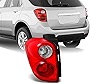 AKKON - For Chevy Equinox SUV Red Clear Rear Tail Light Brake Lamp Taillamp Repalcement Dirver Left Side