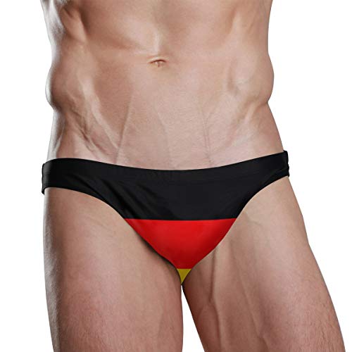 ZZKKO Badehose für Herren, Deutschland-Flagge, Strand-Bikini für Herren, Schwimm-Unterwäsche, Größe M Cover