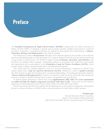 Image of Pearson SEHSS Mathematics for IAPT Standard Examination in High School Science | Class 9-10 Maths Olympiad Preparation | Algebra, Geometry, Trigonometry, Mensuration, Statistics & Practice Papers