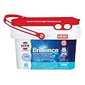 HTH 28008 Brilliance Cal Hypo Chlorine Tablets, Swimming Pool Sanitizers for Clean, Brilliantly Clear Water - Eliminates Bacteria, Prevents Algae, Removes Contaminants, 4.75Lb