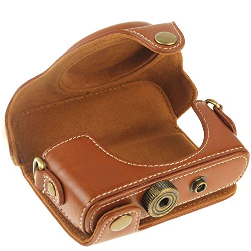 Housse cuir premium rétro pour Sony RX100 M3 M4 M5 finition marron - 5