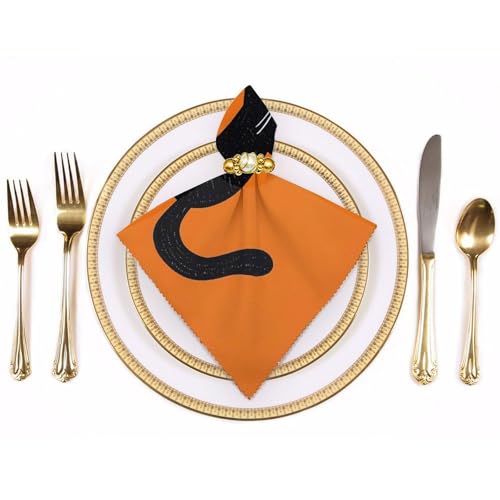 Servilletas de Tela Black Cat Pack 4 Floral Cuadrada miniatura 3