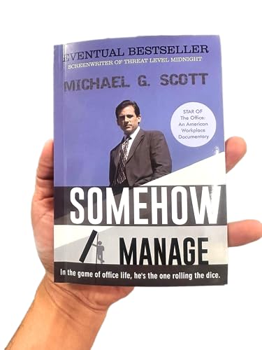 Somehow I Manage by Michael Scott Book - The Office Book - Fan made book - Somehow I Manage Book - Dunder Mifflin - The Office Gifts