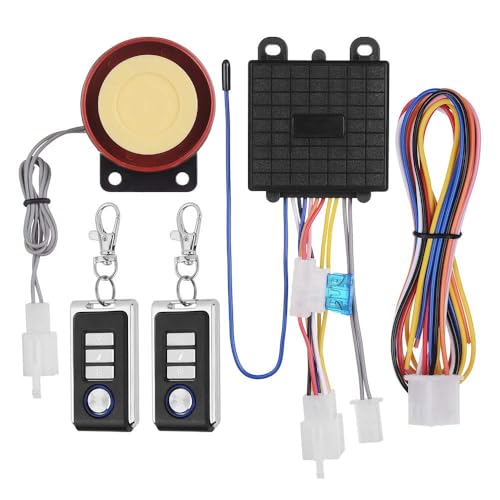 image for BAITHNA DC12V Motorcycle Anti-Theft Alarm Security System Remote Contr