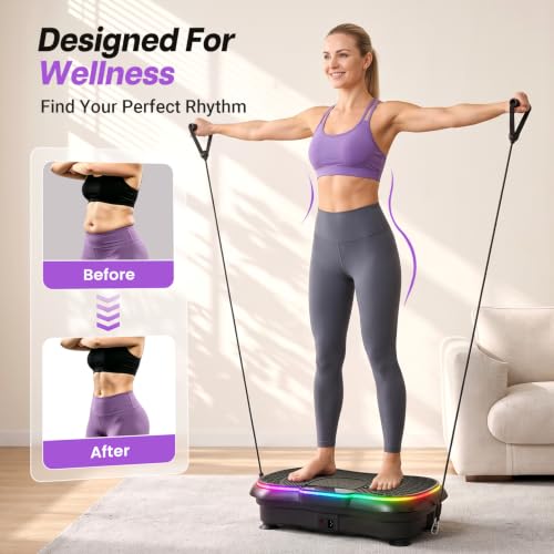 POWERFUEL Large Vibration Plate Exercise Machine for Lymphatic Drainage - image 4