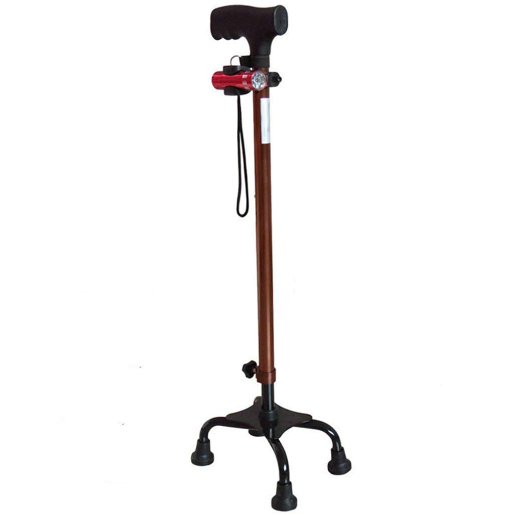Silla con muleta Plegable, Patas para Caminar, taburetes de bastón, taburetes Plegables multifunción, muletas con Banco, muleta de Cuatro Esquinas para Personas Mayores, muletas