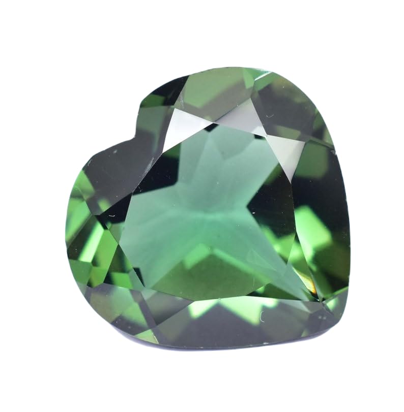 Grandidiérite gemme naturelle cœur à facettes pour collier et fabrication