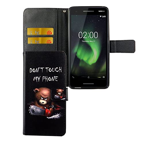 Étui antichoc Nokia 2.1 clapet portefeuille pour écran