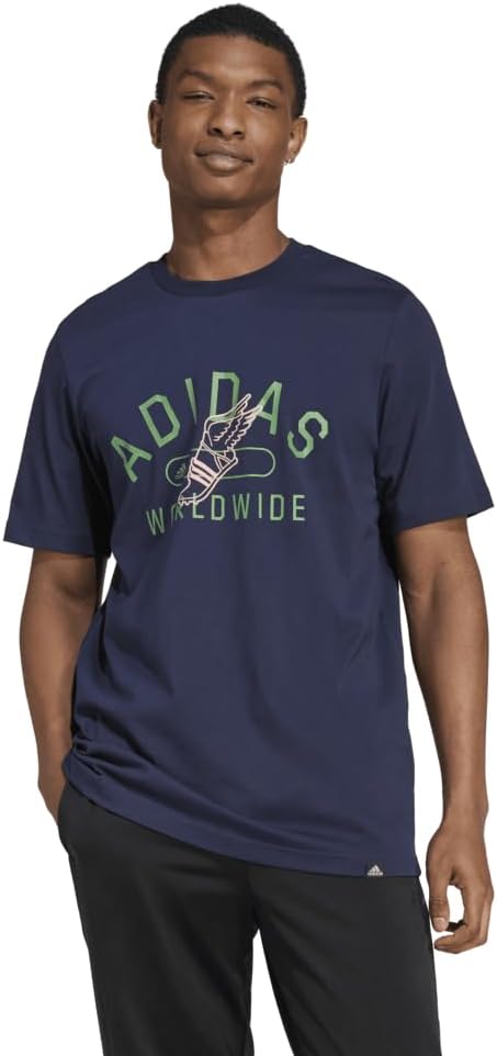 Adidas Mens Collegiate Short Sleeve T-Shirt - Image 2