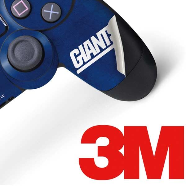 Skinit Decal Gaming Skin Compatible with PS4 Controller - Officially Licensed NFL New York Giants Distressed Design
