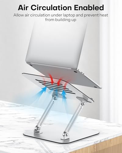OMOTON Adjustable Metal Laptop Stand – Foldable & Portable — view 7