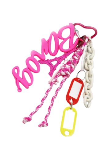 STICKYBESTIE Stylish Bag Charm Keyring, Elegant Accessory for Handbags, Backpacks & Keys, Durable, Lightweight & Perfect, BAG CHARM SET-BCH13-ONS