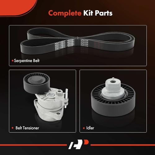 A-Premium Engine Serpentine Belt Drive Kit Compatible with BMW by A-premium - Image 2
