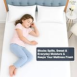 Cottington Lane Full XL 100% Waterproof Mattress Protector, Machine Washable Premium Terry Cotton Fitted Style Cover Fits Upto 12 Inch, White - Image 6