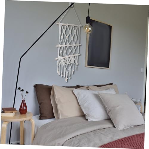 Soporte de pared para tapiz de estilo macrame decorativo para salon 5