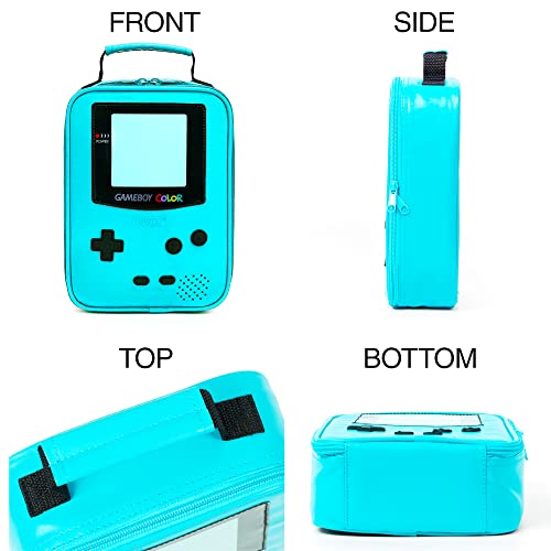 Tongtai Boy Lunch Box Kids Lunch Bag Insulated Leather Gameboy Thermal Lunch Bag For School Insulated Cooler Bag Waterproof Game Lunch Boxes For Boys Girls Kids Toddlers Teen #TOP4