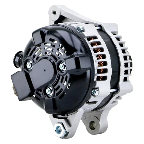 Image of BDELI Alternator New Fit for 1.8L L4 2009-2011 Toyota Corolla Matrix, 2009-2010 Pontiac Vibe, Base CE LE S, 6-Groove Clutch Pulley, 100 Amp 12V: 11385N, 12897, 270600T040, AL3370X, High Output