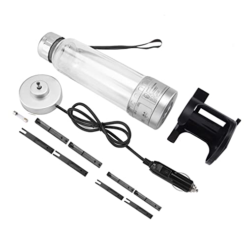 Tetera eléctrica para auto 12V/24V 280ml cristal miniatura 1