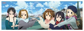 Amazon.co.jp: 映画 けいおん パノラマポスター【ロンドン！】 唯 澪